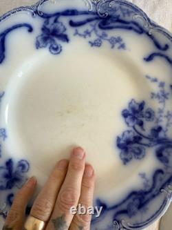 Johnson Brothers English flow blue 10 dinner plates x8