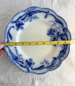 Johnson Brothers English flow blue 10 dinner plates x8