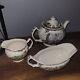 Johnson Brothers Friendly Village (made In England) Teapot, Creamer, Gravy Boat