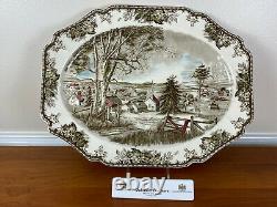 Johnson Brothers FRIENDLY VILLAGE SQUARE 20 Oval Serving Platter