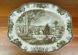 Johnson Brothers FRIENDLY VILLAGE SQUARE 20 Oval Serving Platter