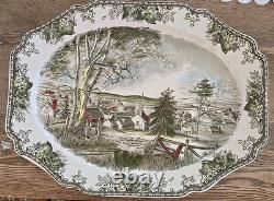 Johnson Brothers / FRIENDLY VILLAGE /Turkey Serving Platter 20 / Vintage