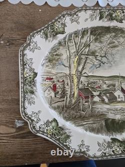 Johnson Brothers / FRIENDLY VILLAGE /Turkey Serving Platter 20 / Vintage