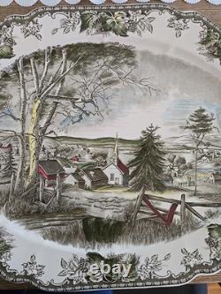 Johnson Brothers / FRIENDLY VILLAGE /Turkey Serving Platter 20 / Vintage