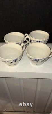 Johnson Brothers Finlandia Regency Blue White Ceramic Dinner Set England 1982