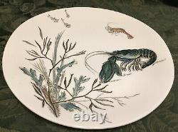 Johnson Brothers Fish Pattern Plate # 1 Lobster Set Of 6