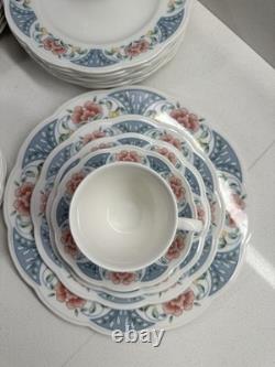 Johnson Brothers Floral Fine China 40pc Dinnerware Set England Staffordshire