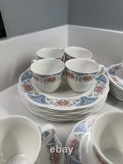 Johnson Brothers Floral Fine China 40pc Dinnerware Set England Staffordshire