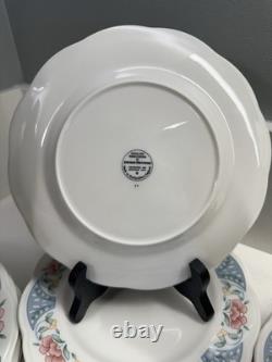 Johnson Brothers Floral Fine China 40pc Dinnerware Set England Staffordshire