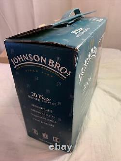 Johnson Brothers Friendly Village 20-Piece Dinnerware Set Made In England