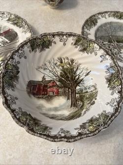 Johnson Brothers Friendly Village 50 Pc China Dinnerware Set Made in England
