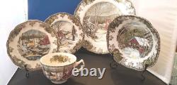 Johnson Brothers Friendly Village 5-Piece Place Setting, Made in England, 4 Sets