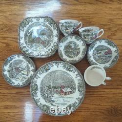 Johnson Brothers Friendly Village 6-Piece Place Setting, Made in England, 4 Sets