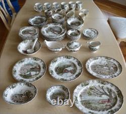 Johnson Brothers Friendly Village 87 Piece Dinnerware Set