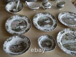 Johnson Brothers Friendly Village 87 Piece Dinnerware Set