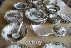 Johnson Brothers Friendly Village 87 Piece Dinnerware Set