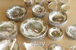 Johnson Brothers Friendly Village 87 Piece Dinnerware Set