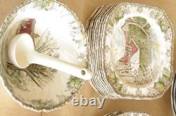 Johnson Brothers Friendly Village 87 Piece Dinnerware Set