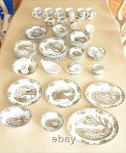 Johnson Brothers Friendly Village 87 Piece Dinnerware Set