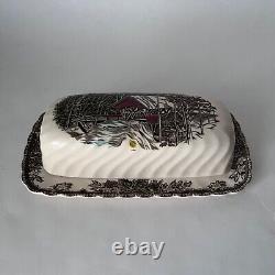 Johnson Brothers Friendly Village Butter Dish With Lid 2PC England