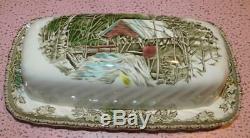 Johnson Brothers Friendly Village Covered Butter Dish