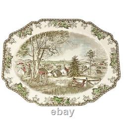 Johnson Brothers Friendly Village Extra Large Ceramic Serving Platter 20