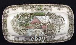 Johnson Brothers Friendly Village Made In England 1/4 Pound Covered Butter Dish