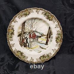 Johnson Brothers Friendly Village Rare Set of 12 Large Dinner Plates 10 5/8