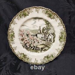 Johnson Brothers Friendly Village Rare Set of 12 Large Dinner Plates 10 5/8