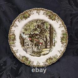 Johnson Brothers Friendly Village Rare Set of 12 Large Dinner Plates 10 5/8