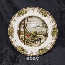 Johnson Brothers Friendly Village Rare Set of 12 Large Dinner Plates 10 5/8