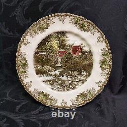 Johnson Brothers Friendly Village Rare Set of 12 Large Dinner Plates 10 5/8