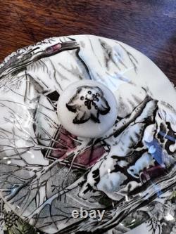 Johnson Brothers Friendly Village Round Butter dish RARE