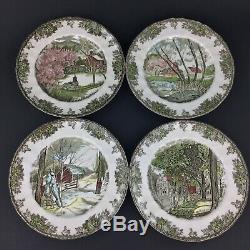 Johnson Brothers Friendly Village Set of 12 10 3/8 Dinner Plates All Different