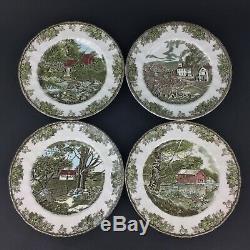 Johnson Brothers Friendly Village Set of 12 10 3/8 Dinner Plates All Different