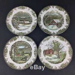 Johnson Brothers Friendly Village Set of 12 10 3/8 Dinner Plates All Different