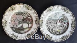 Johnson Brothers Friendly Village Set of 8 Dinner Plates (8 Different Designs)