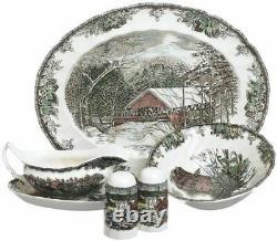 Johnson Brothers Friendly Village Six Piece Dinnerware Completer Set New in Box