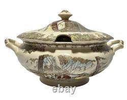 Johnson Brothers Friendly Village Soup Tureen with Lid 11 1/2 England