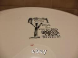 Johnson Brothers Friendly Village VINTAGE 1950's 10.5 Buffet Plates 12 PATTERNS