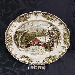 Johnson Brothers Friendly Village set of 4 Platters including the big 20 one