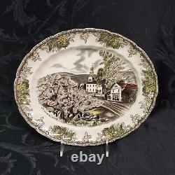 Johnson Brothers Friendly Village set of 4 Platters including the big 20 one