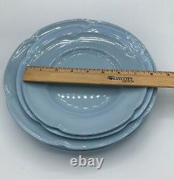 Johnson Brothers Greydawn PLATES Blue Discontinued. Circa 1925 1987