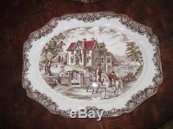 Johnson Brothers HERITAGE HALL 20 Large Oval Serving Platter EXC CONDITION