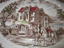 Johnson Brothers HERITAGE HALL 20 Large Oval Serving Platter EXC CONDITION