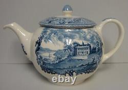 Johnson Brothers HISTORIC AMERICA (BLUE) 4 Cup Teapot with Lid BEST