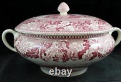 Johnson Brothers HISTORIC AMERICA PINK Tureen with Lid GREAT CONDITION