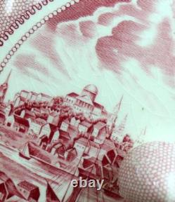 Johnson Brothers HISTORIC AMERICA PINK Tureen with Lid GREAT CONDITION