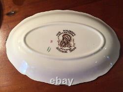 Johnson Brothers HIS MAJESTY Gravy Boat & Underplate Thanksgiving Turkey Autumn