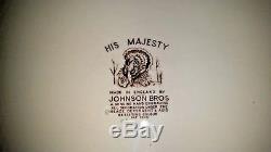 Johnson Brothers HIS MAJESTY Oval Serving Turkey Platter